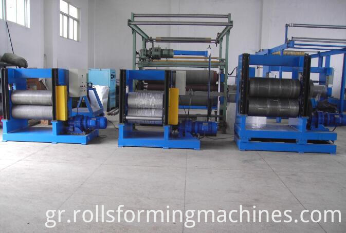 Μηχανή χάραξης φύλλων δαπέδου (8) floor sheet embossing machine (8)